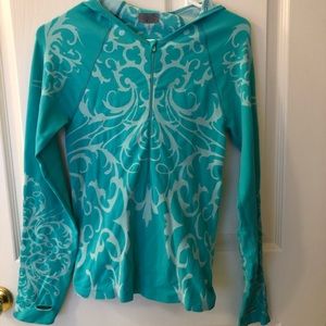 Athleta Twist Half Zip Hoodie